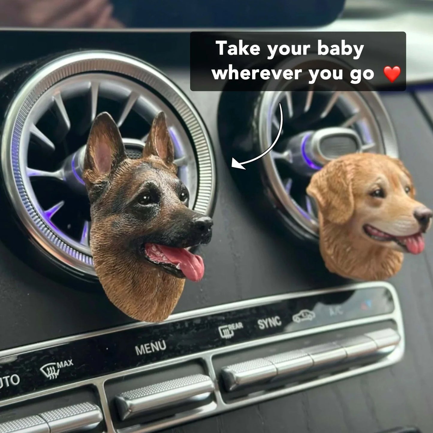 Clip de fixation magnétique pour voiture - Univers des Animaux